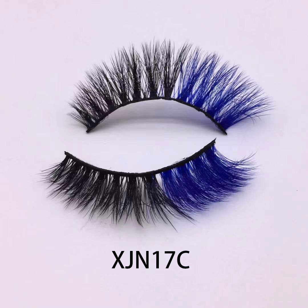Colorful Faux Eyelashes for Festivals - Soft & Curly