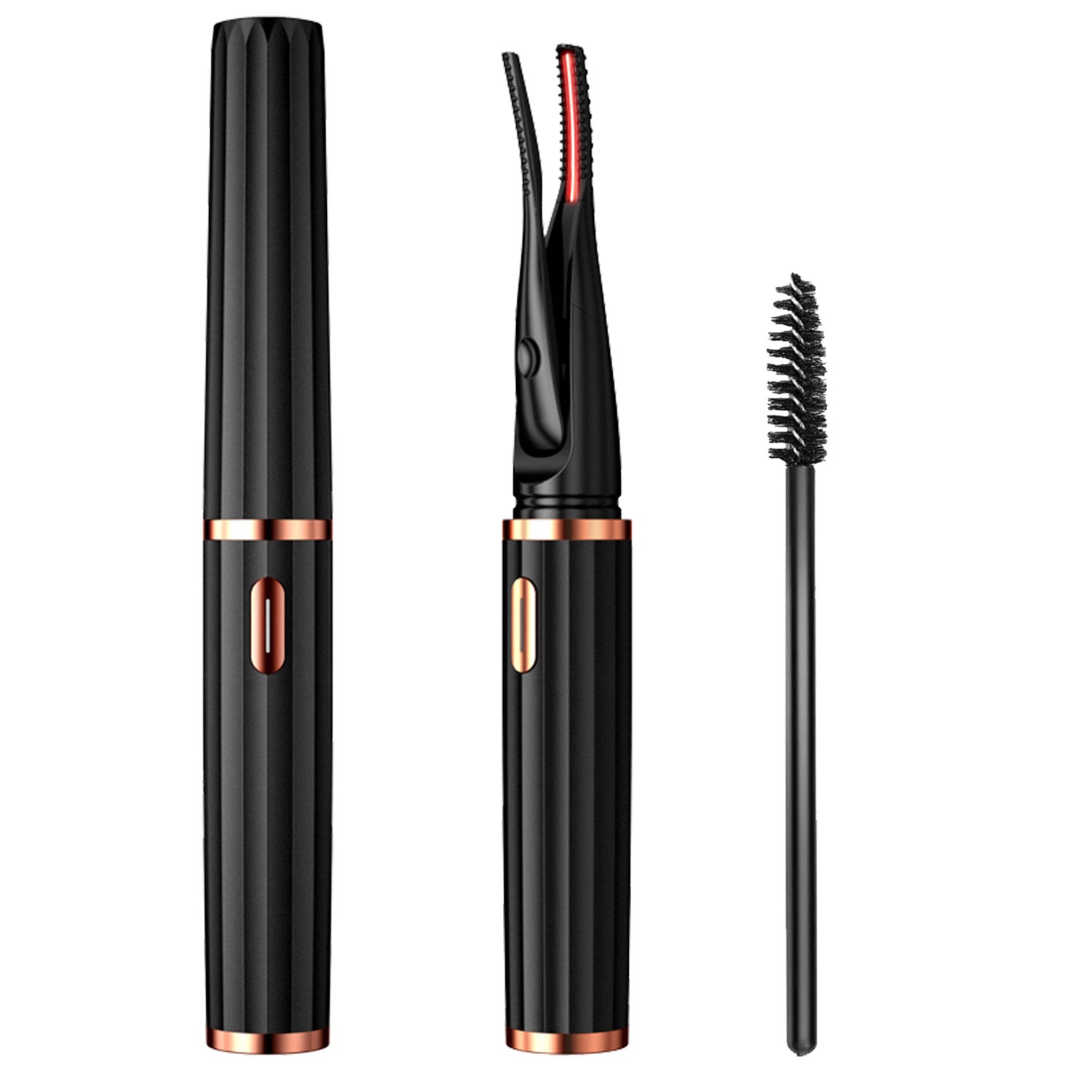 2 In 1 Clip Comb Heated Eyelash Curler Electric Mini Lash Curler