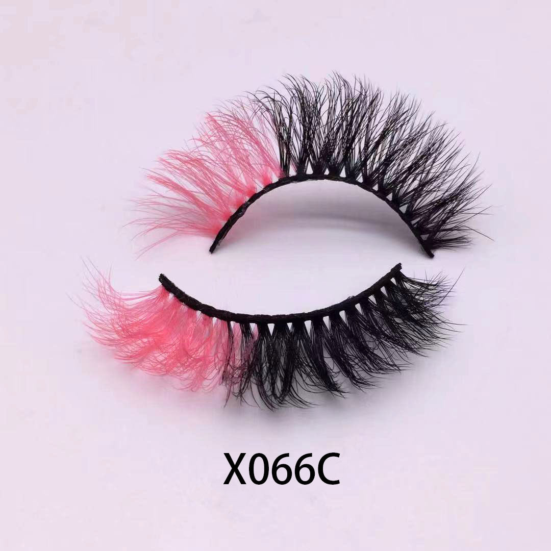 Colorful Faux Eyelashes for Festivals - Soft & Curly
