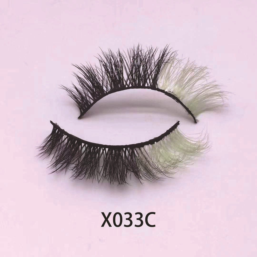 Colorful Faux Eyelashes for Festivals - Soft & Curly