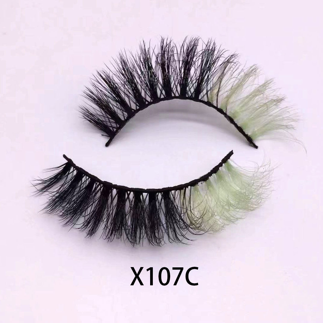 Colorful Faux Eyelashes for Festivals - Soft & Curly