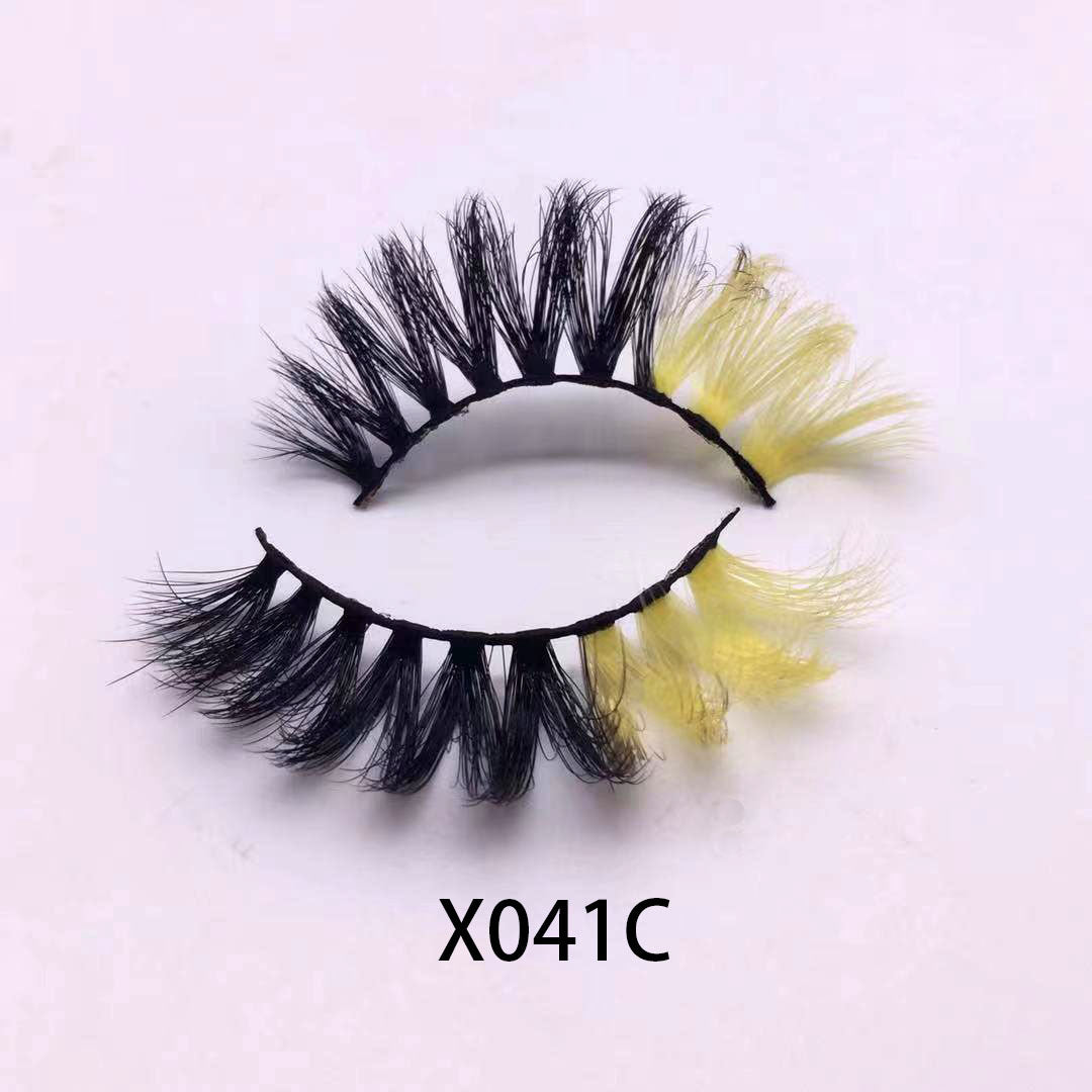 Colorful Faux Eyelashes for Festivals - Soft & Curly