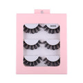3 Pairs of Synthetic Volume Short False Eyelashes