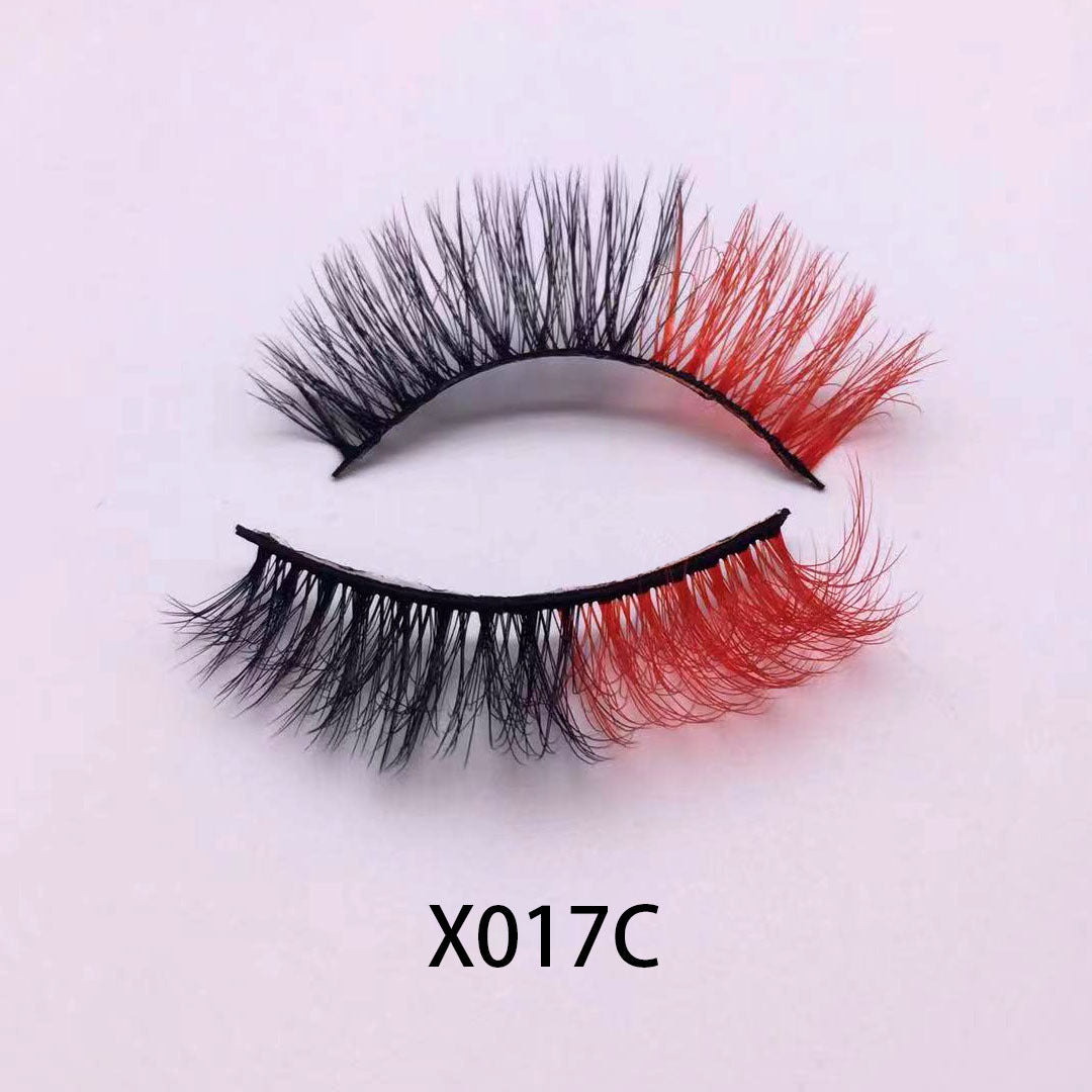 Colorful Faux Eyelashes for Festivals - Soft & Curly