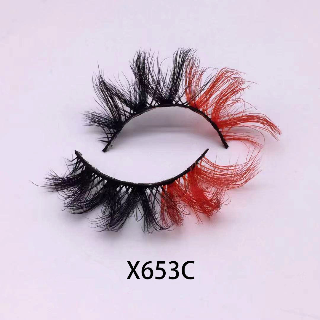 Colorful Faux Eyelashes for Festivals - Soft & Curly