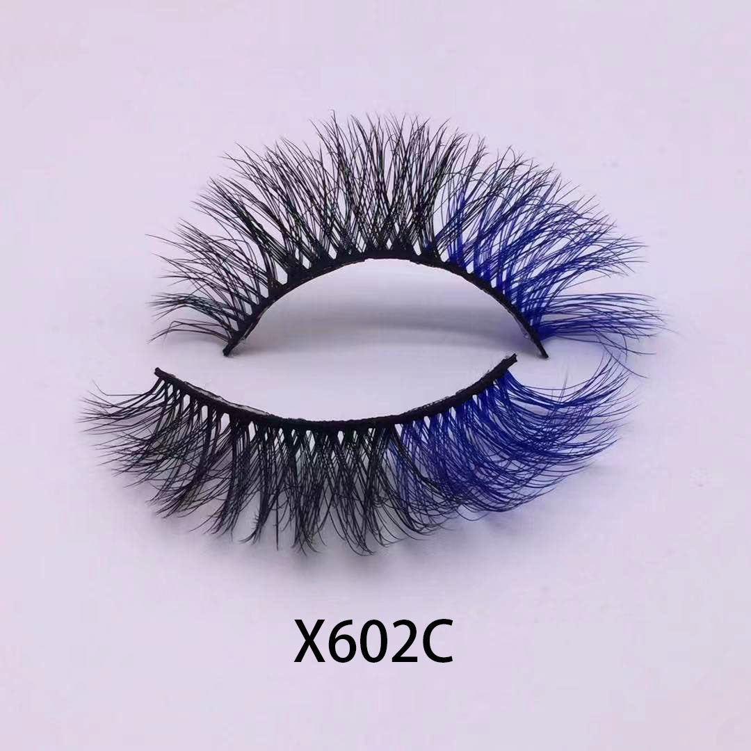 Colorful Faux Eyelashes for Festivals - Soft & Curly