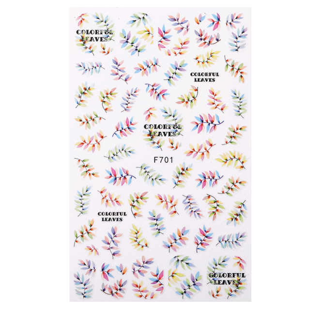 3D Nail Stickers Character Image Decals Slider Valentine Black White Nail Art Decoration